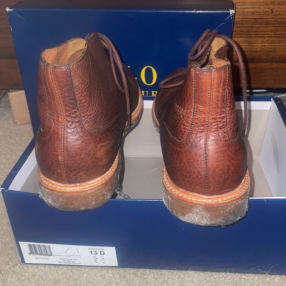 Leather Polo Chukka Boots Size 13 main image 5